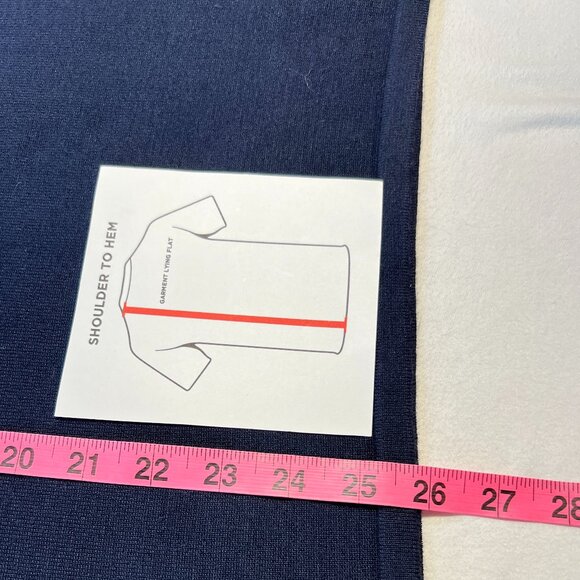 🌼Elegant Moffi Size M Navy Sweater with Daisy Embroidery, crew neck cozy - Picture 6 of 8